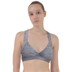 Embossed Rose Pattern Sweetheart Sports Bra