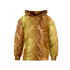 Golden Pattern Vintage Gradient Vector Kids  Pullover Hoodie