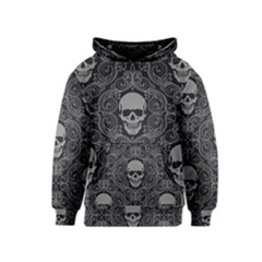 Dark Horror Skulls Pattern Kids  Pullover Hoodie by BangZart