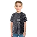 Dark Horror Skulls Pattern Kids  Sport Mesh Tee View1