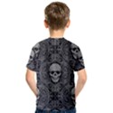 Dark Horror Skulls Pattern Kids  Sport Mesh Tee View2