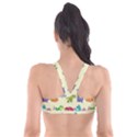 Group Of Funny Dinosaurs Graphic Plunge Bikini Top View2