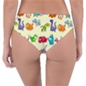 Group Of Funny Dinosaurs Graphic Reversible Classic Bikini Bottoms View4