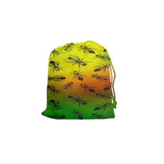 Insect Pattern Drawstring Pouches (small)  by BangZart