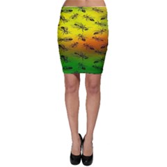 Insect Pattern Bodycon Skirt by BangZart