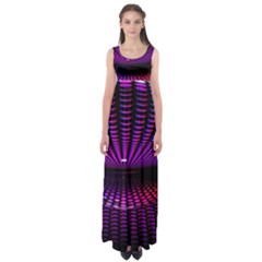 Glass Ball Texture Abstract Empire Waist Maxi Dress by BangZart