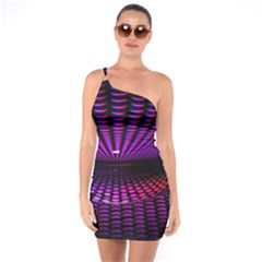 Glass Ball Texture Abstract One Soulder Bodycon Dress by BangZart