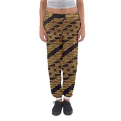 Traditional Art Indonesian Batik Women s Jogger Sweatpants by BangZart