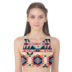 Aztec Pattern Tank Bikini Top by BangZart