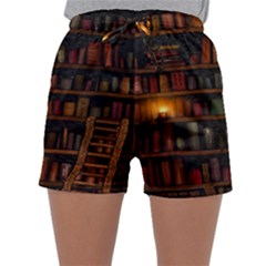 Books Library Sleepwear Shorts by BangZart