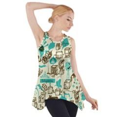 Telegramme Side Drop Tank Tunic by BangZart