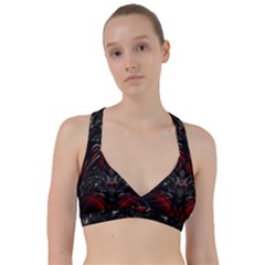 Black Dragon Grunge Sweetheart Sports Bra by BangZart