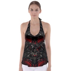 Black Dragon Grunge Babydoll Tankini Top by BangZart