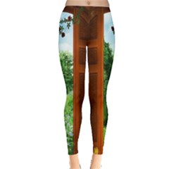 Beautiful World Entry Door Fantasy Leggings  by BangZart