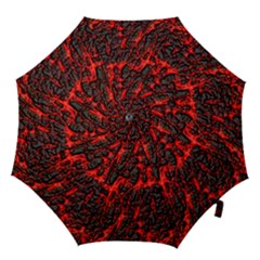 Volcanic Textures  Hook Handle Umbrellas (medium) by BangZart