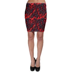 Volcanic Textures  Bodycon Skirt by BangZart