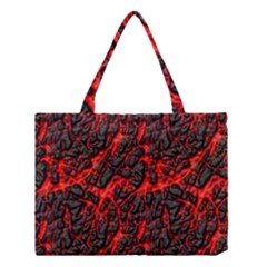 Volcanic Textures  Medium Tote Bag by BangZart