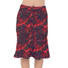 Volcanic Textures  Mermaid Skirt