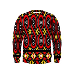 Toraja Traditional Art Pattern Kids  Sweatshirt by BangZart