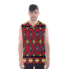 Toraja Traditional Art Pattern Men s Basketball Tank Top