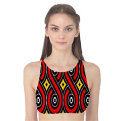 Toraja Traditional Art Pattern Tank Bikini Top by BangZart