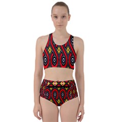 Toraja Traditional Art Pattern Bikini Swimsuit Spa Swimsuit 