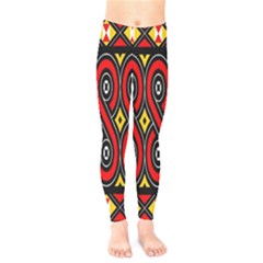 Toraja Traditional Art Pattern Kids  Legging