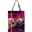 Pink City Retro Vintage Futurism Art Zipper Classic Tote Bag View1