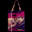 Pink City Retro Vintage Futurism Art Zipper Classic Tote Bag View2