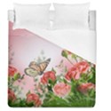 Flora Butterfly Roses Duvet Cover (Queen Size) View1