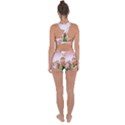 Flora Butterfly Roses Racerback Boyleg Bikini Set View2