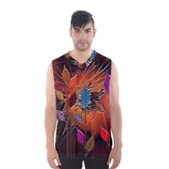 Colorful Leaves Men s Basketball Tank Top