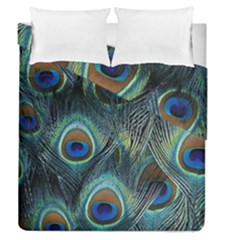 Feathers Art Peacock Sheets Patterns Duvet Cover Double Side (queen Size) by BangZart