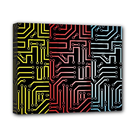 Circuit Board Seamless Patterns Set Canvas 10  X 8  by BangZart