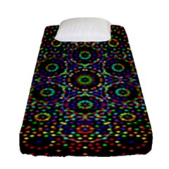 The Flower Of Life Fitted Sheet (single Size) by BangZart