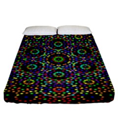 The Flower Of Life Fitted Sheet (king Size) by BangZart