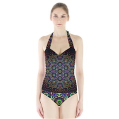 The Flower Of Life Halter Swimsuit by BangZart