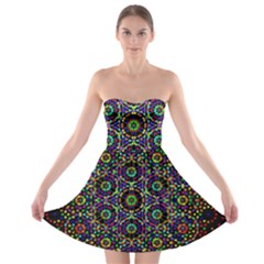 The Flower Of Life Strapless Bra Top Dress by BangZart