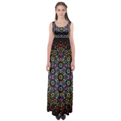 The Flower Of Life Empire Waist Maxi Dress by BangZart