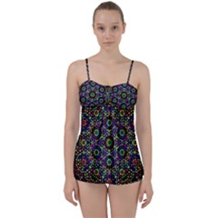 The Flower Of Life Babydoll Tankini Set