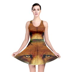 Fox Reversible Skater Dress by BangZart