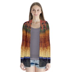 Fox Drape Collar Cardigan by BangZart