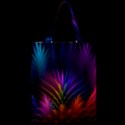 Colored Rays Symmetry Feather Art Zipper Classic Tote Bag View2