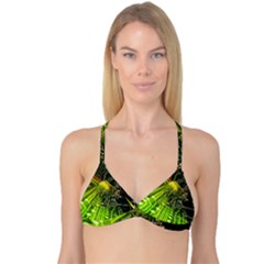 Electronics Machine Technology Circuit Electronic Computer Technics Detail Psychedelic Abstract Patt Reversible Tri Bikini Top