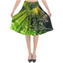 Electronics Machine Technology Circuit Electronic Computer Technics Detail Psychedelic Abstract Patt Flared Midi Skirt View1