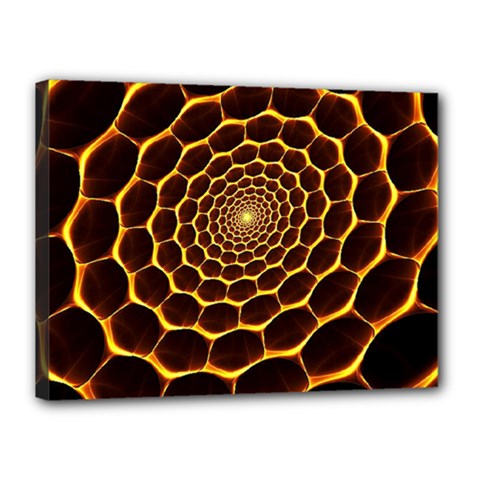 Honeycomb Art Canvas 16  X 12  by BangZart