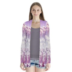 Clouds Multicolor Fantasy Art Skies Drape Collar Cardigan by BangZart