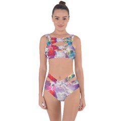 Clouds Multicolor Fantasy Art Skies Bandaged Up Bikini Set  by BangZart