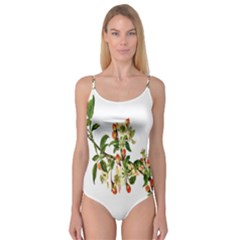 Apple Branch Deciduous Fruit Camisole Leotard  by Nexatart