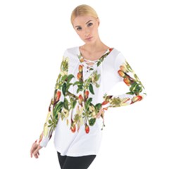 Apple Branch Deciduous Fruit Tie Up Tee